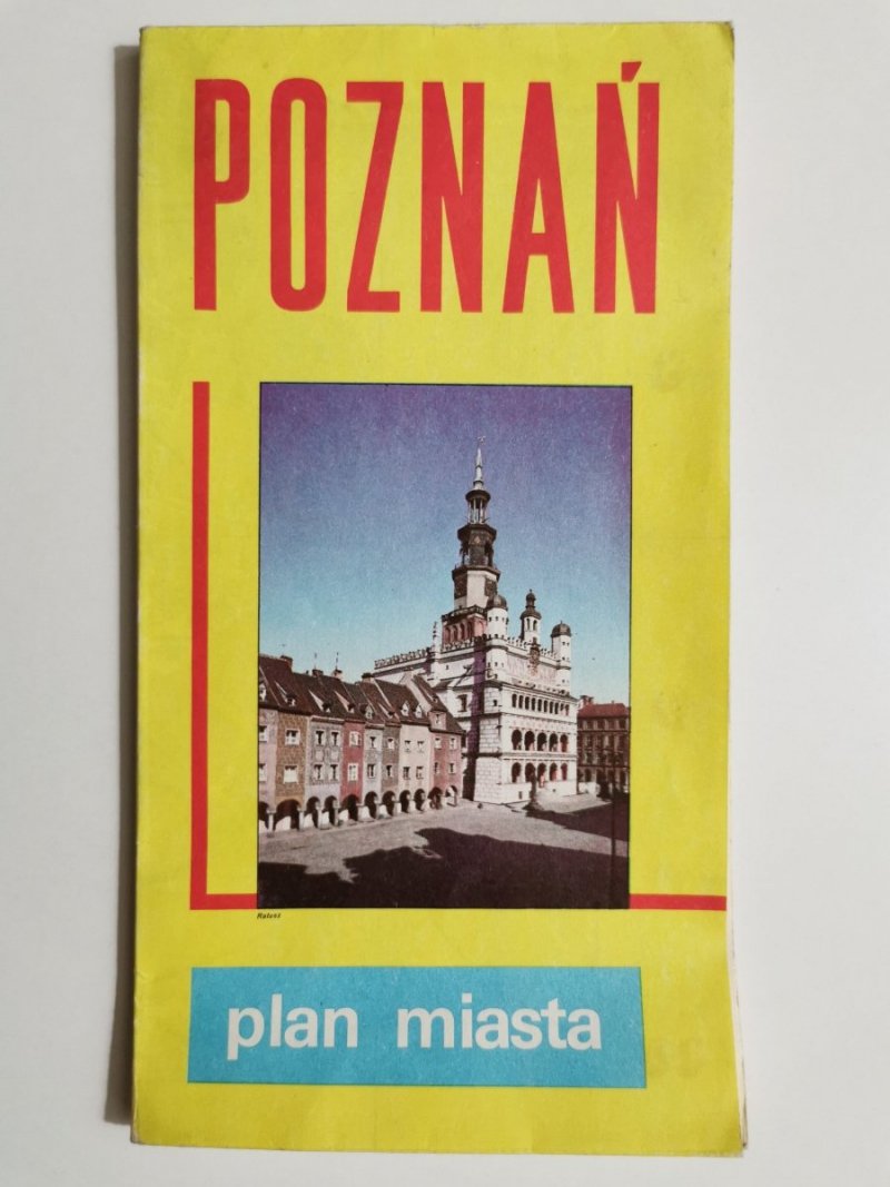 POZNAŃ. PLAN MIASTA 1979
