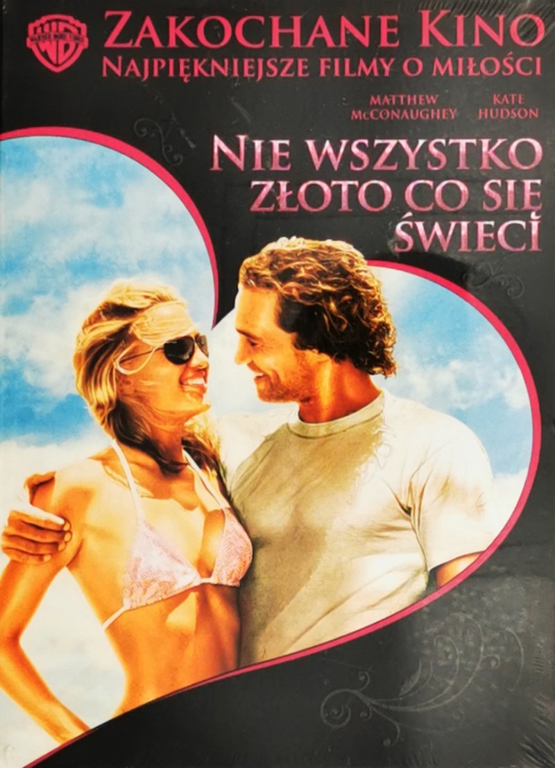 DVD. NIE WSZYSTKO ZŁOTO CO SIĘ ŚWIECI. ZAKOCHANE KINO