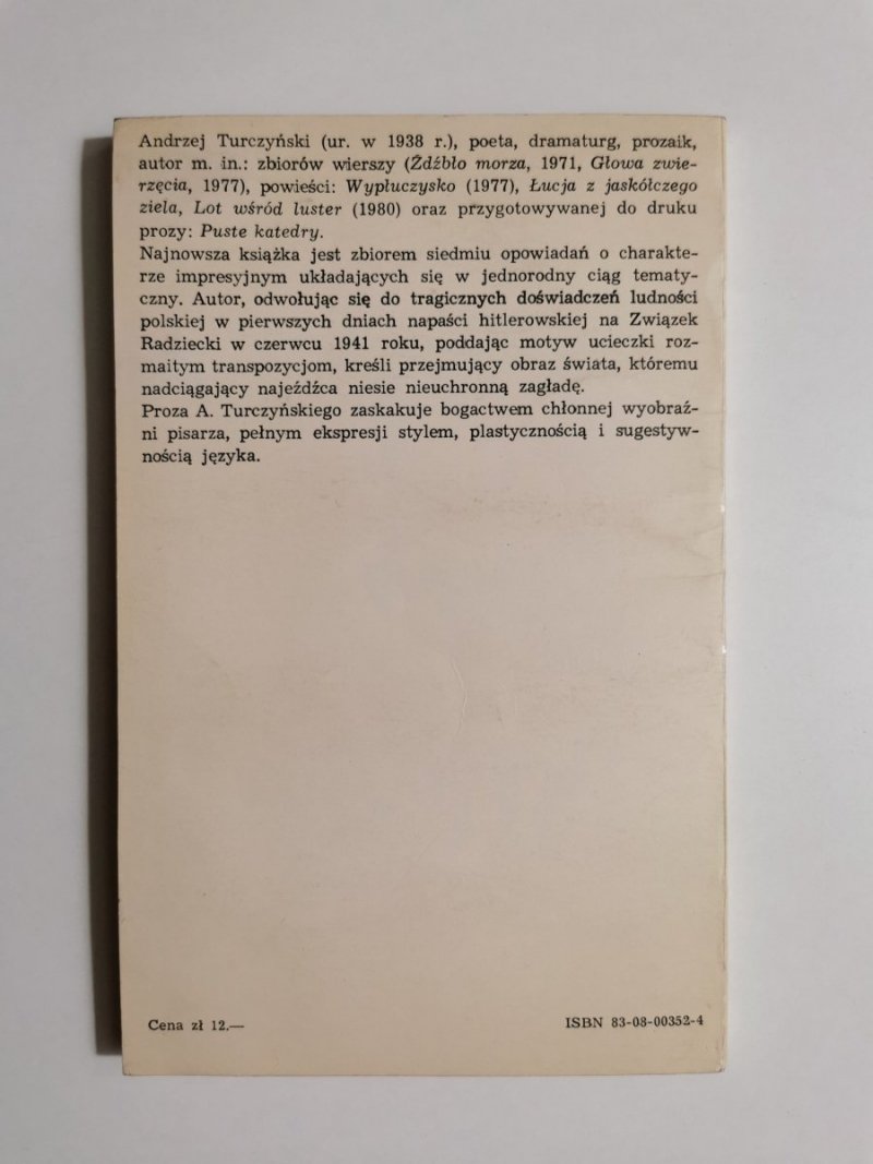 KOBIETA Z MIECZEM W CZASZCE - Andrzej Turczyński 1981