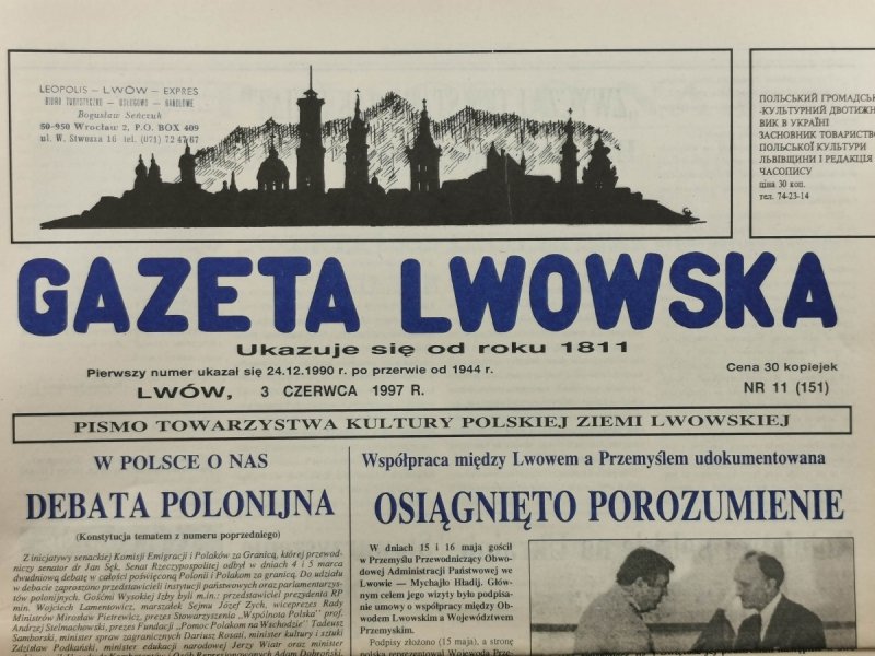 GAZETA LWOWSKA NR 11 (151) 1997