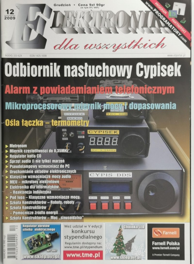 ELEKTRONIKA DA WSZYSTKICH 12/2009