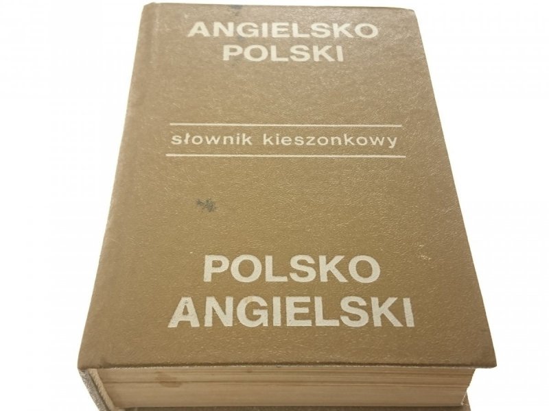 SŁOWNIK KIESZONKOWY ANG-POL; POL-ANG - Jaślan 1985