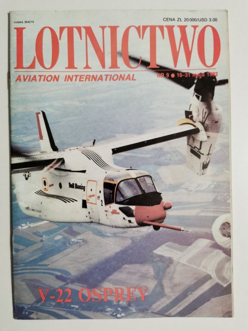 LOTNICTWO NR 9 1992