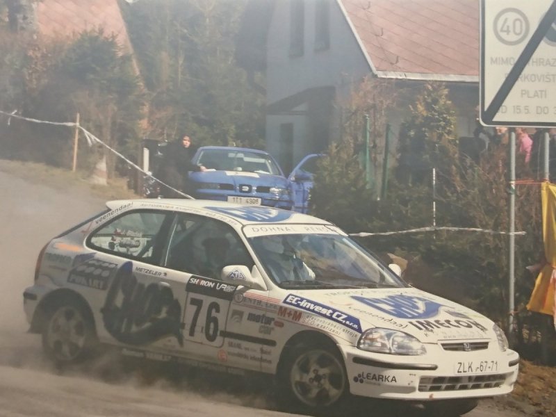 RAJD WRC 2005 ZDJĘCIE NUMER #287 HONDA CIVIC