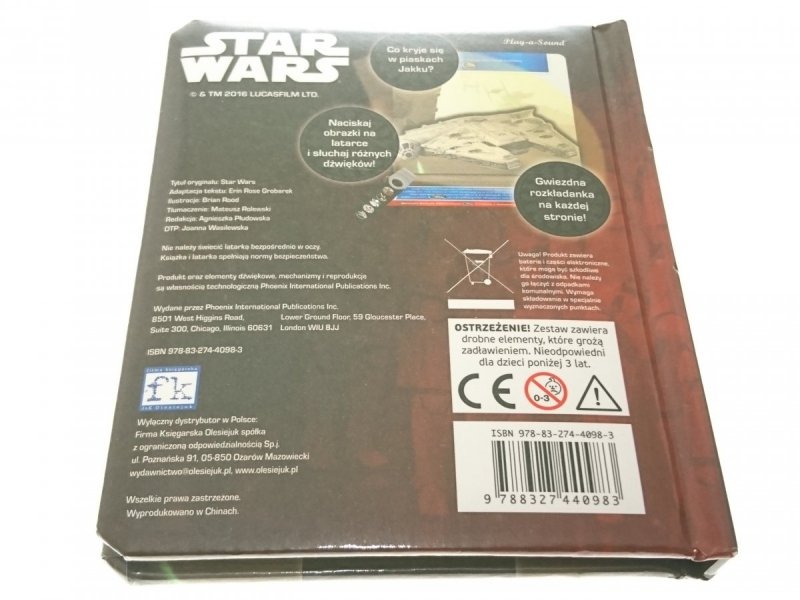 STAR WARS. 5 ROZKŁADANYCH STRON 