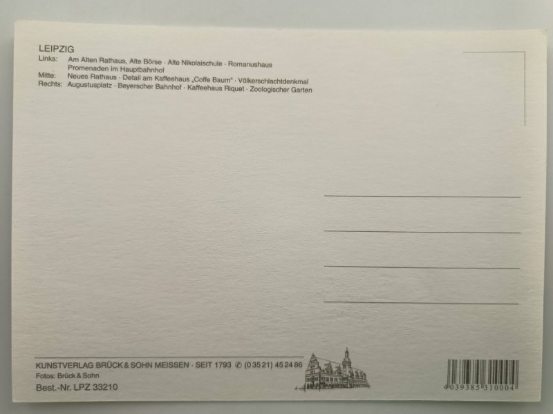 LEIPZIG AM ALTEN RATHAUS