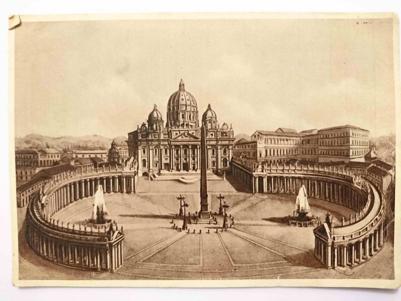 ROMA – PIAZZA S. PIETRO – LA BASILICA E IL VATICANO