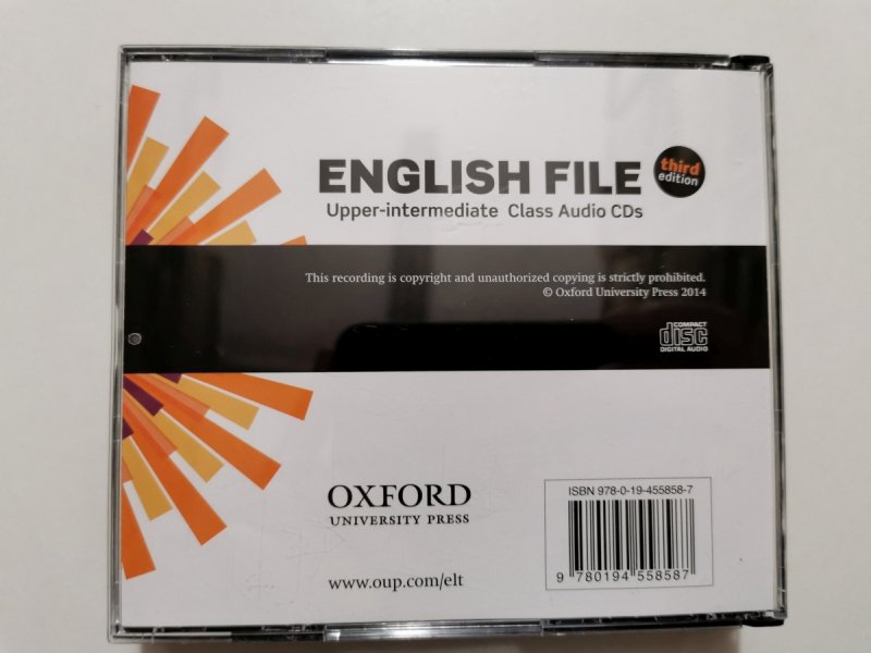 CD. ENGLISH FILE OXFORD THIRD EDITION UPPER-INTERMEDIATE