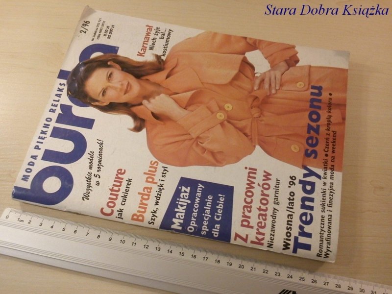BURDA 2/96 WIOSNA/LATO 96' TRENDY SEZONU