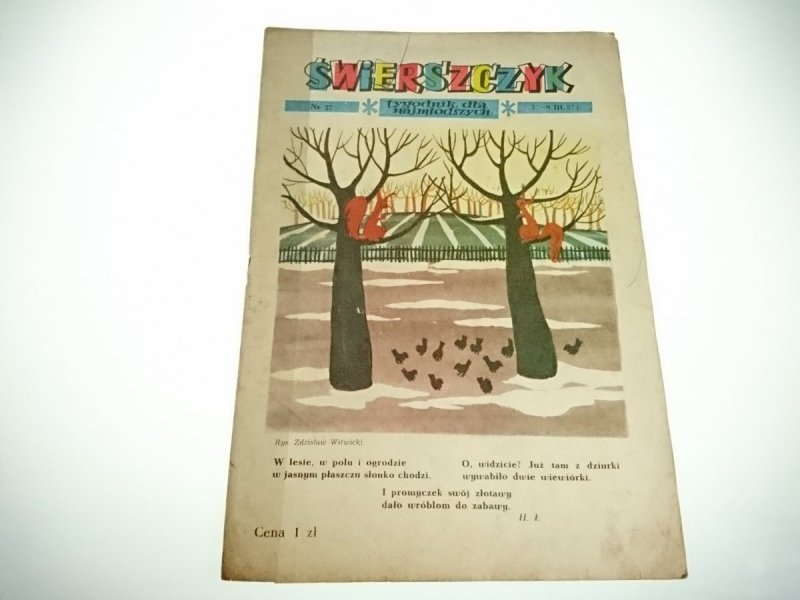 ŚWIERSZCZYK NR 27 3. - 9.III.57 r.