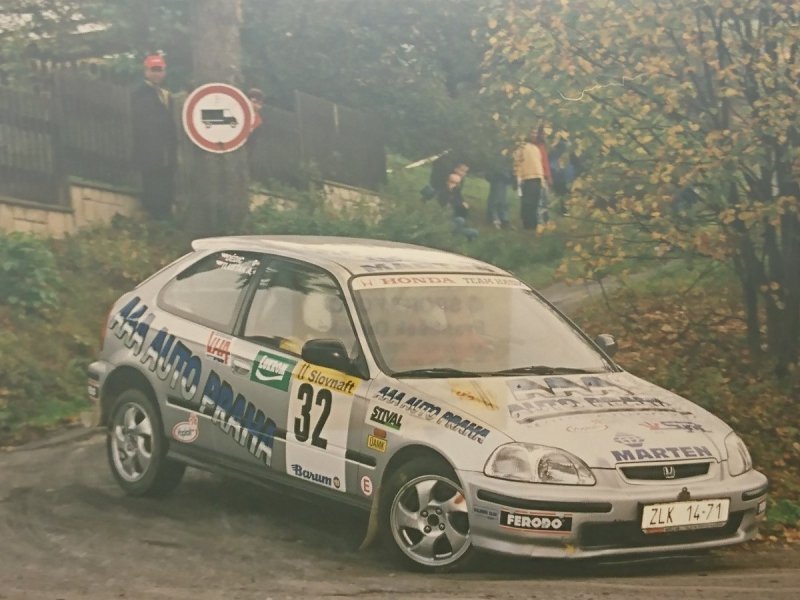 RAJD WRC 2005 ZDJĘCIE NUMER #215 HONDA CIVIC