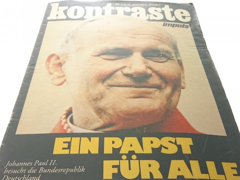 KONTRASTE IMPULS NR.3/80 EIN PAPST FUR ALLE