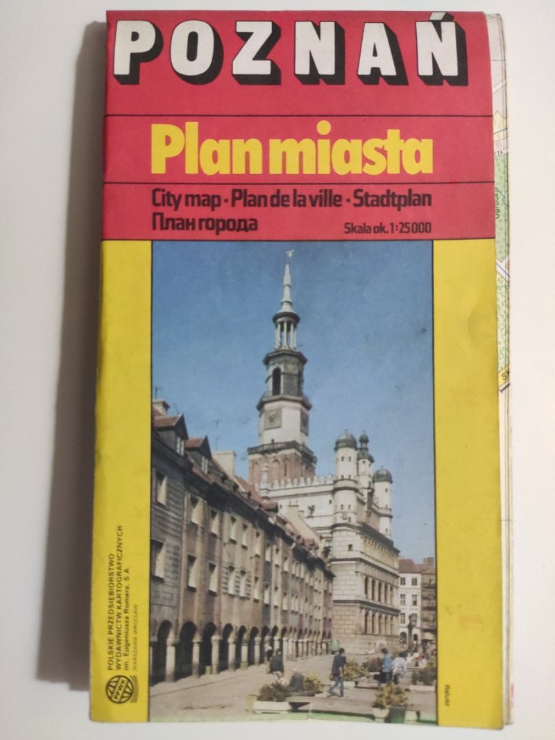 POZNAŃ PLAN MIASTA 1:25000