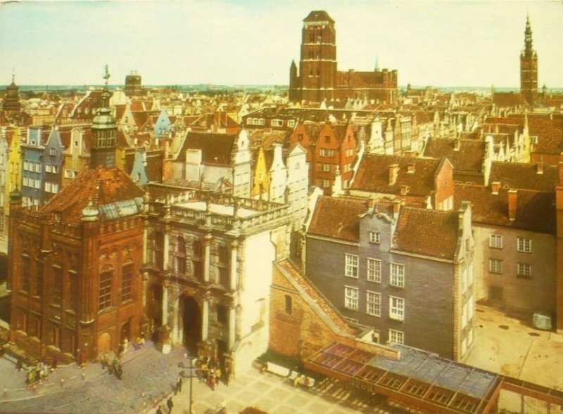GDAŃSK. WIDOK OGÓLNY - NA PIERWSZYM FOT. KAMIŃSKI