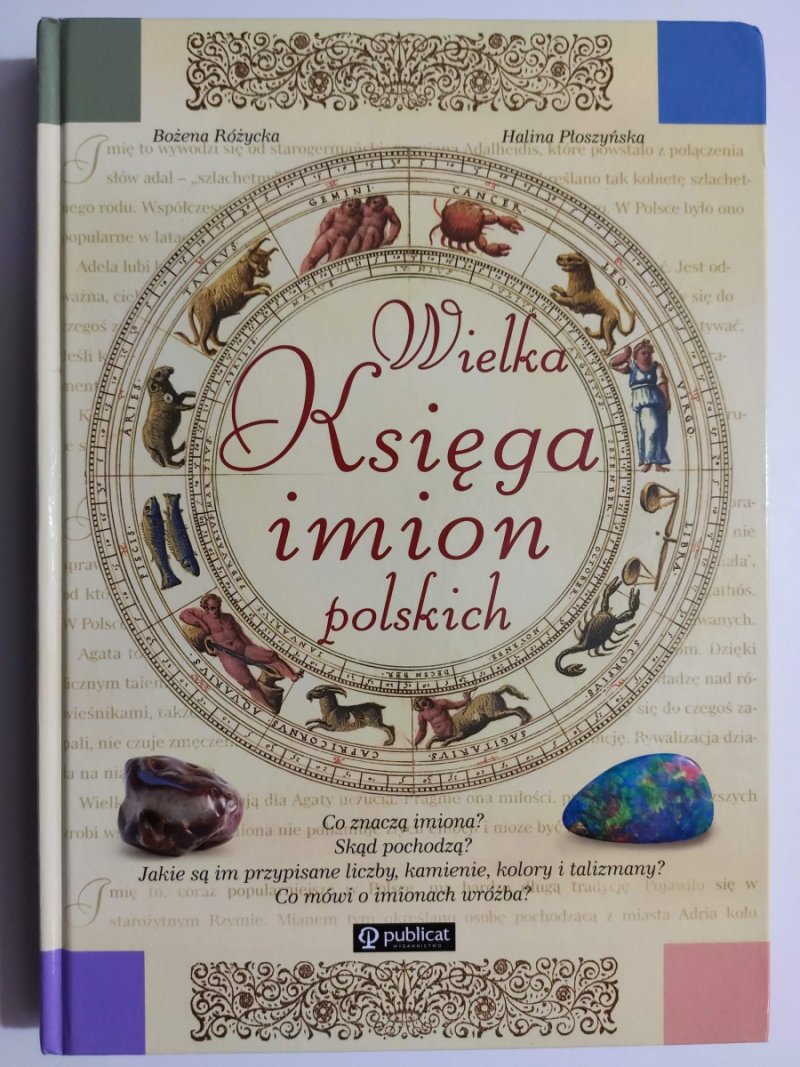 WIELKA KSIĘGA IMION POLSKICH - Bożena Różycka