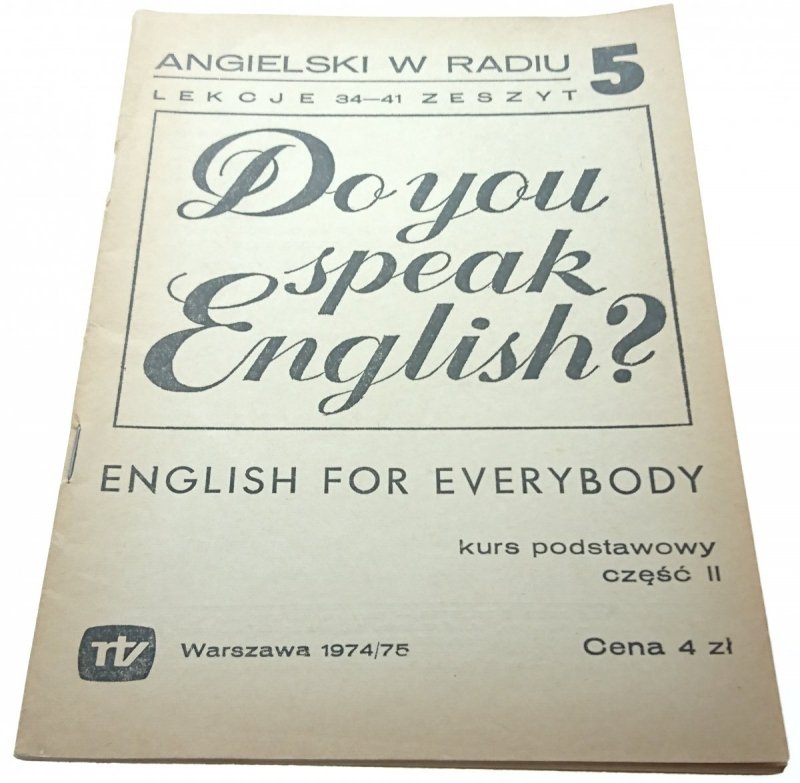 ANGIELSKI W RADIU 5 KURS PODSTAWOWY 1974/75