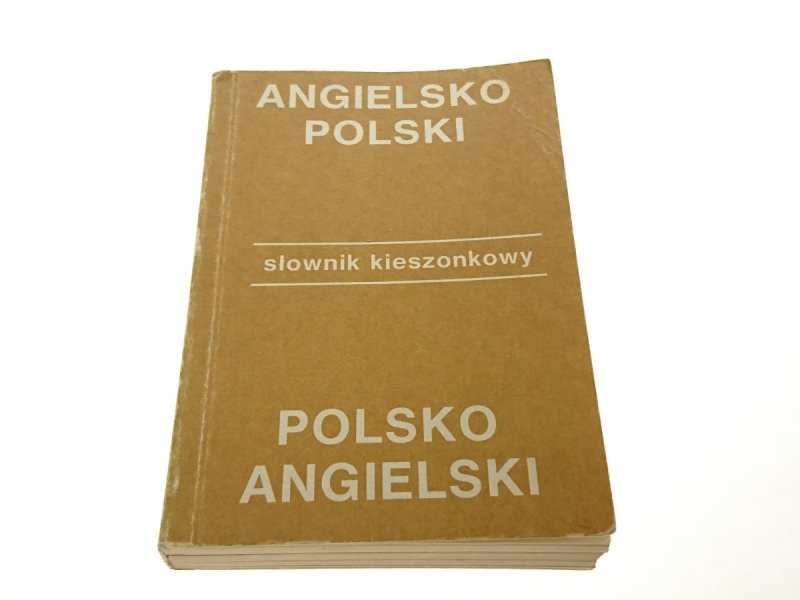 ANGIELSKO-POLSKI POLSKO-ANGIELSKI SŁOWNIK...1990