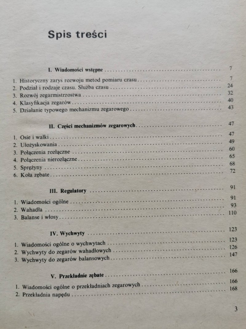 TECHNOLOGIA MECHANIZMÓW ZEGAROWYCH. MECHANIZMY - Bernard St. Bartnik 1983