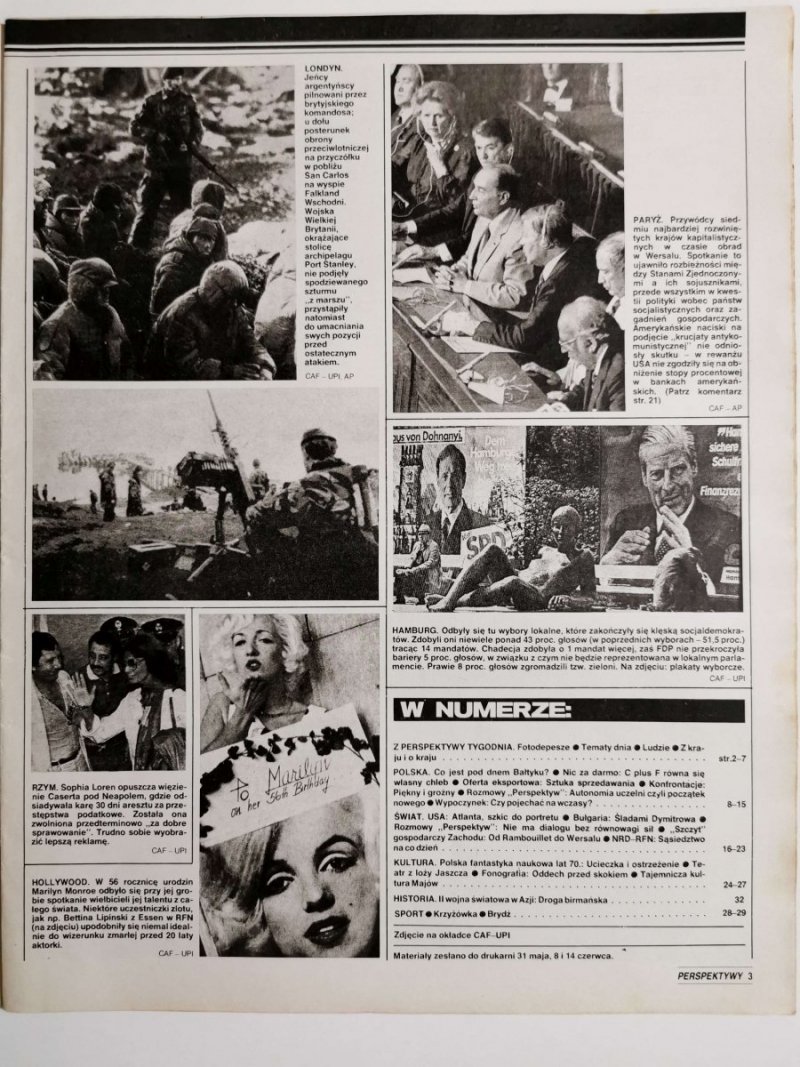 PERSPEKTYWY NUMER 18 (659) 18 CZERWCA 1982