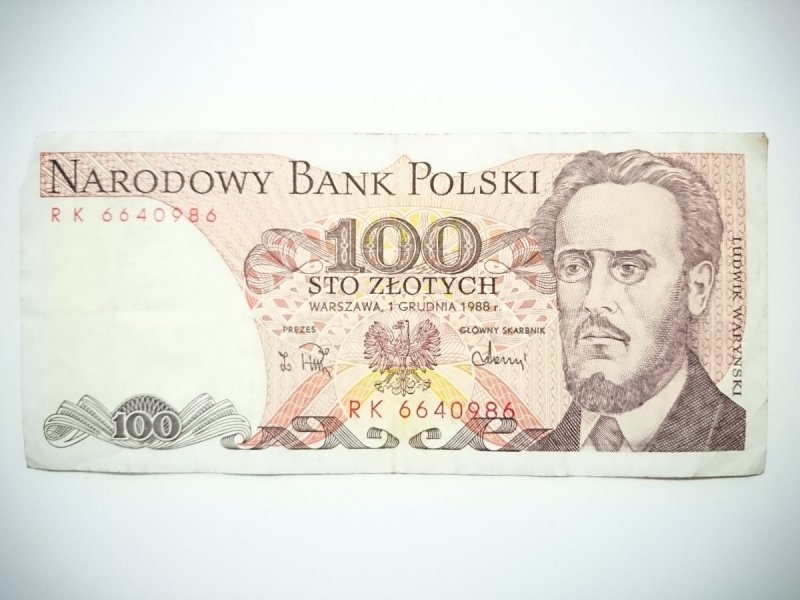 NBP 100 STO ZŁOTYCH 1988 RK 6640986