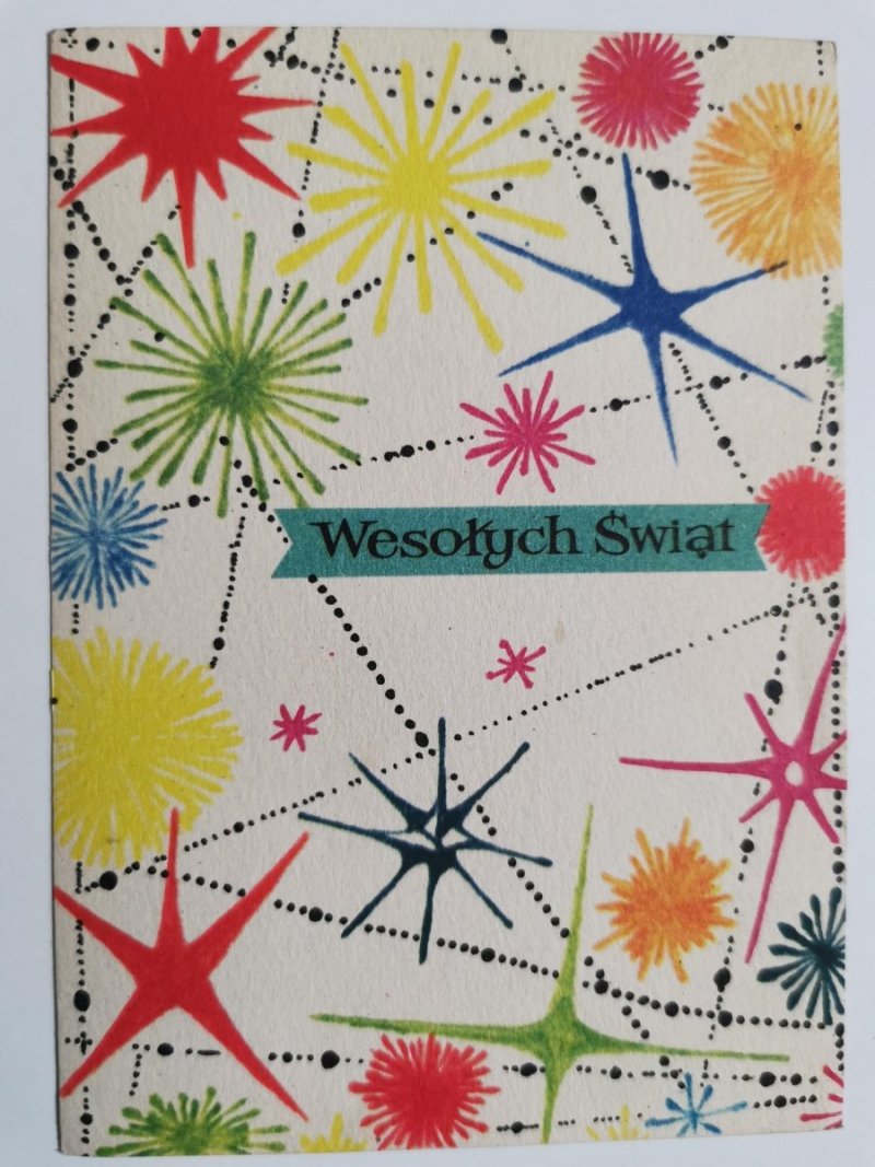KARTKA ŚWIĄTECZNA NR.52 WESOŁYCH ŚWIĄT