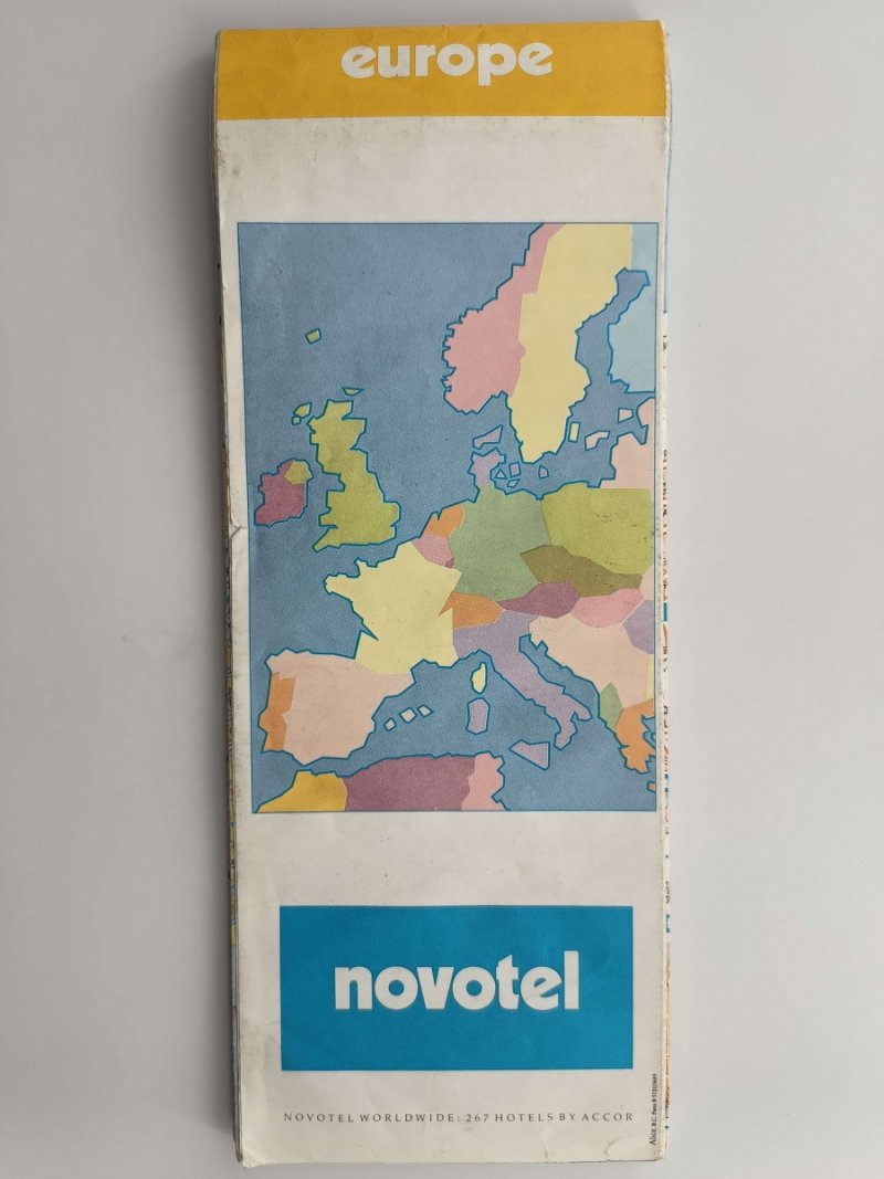MAPA EUROPY NOVOTEL