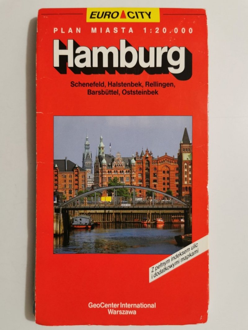 HAMBURG. PLAN MIASTA 1: 20 000 