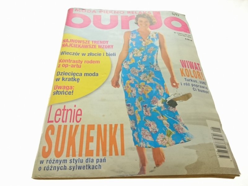 BURDA NR 5/97 LETNIE SUKIENKI