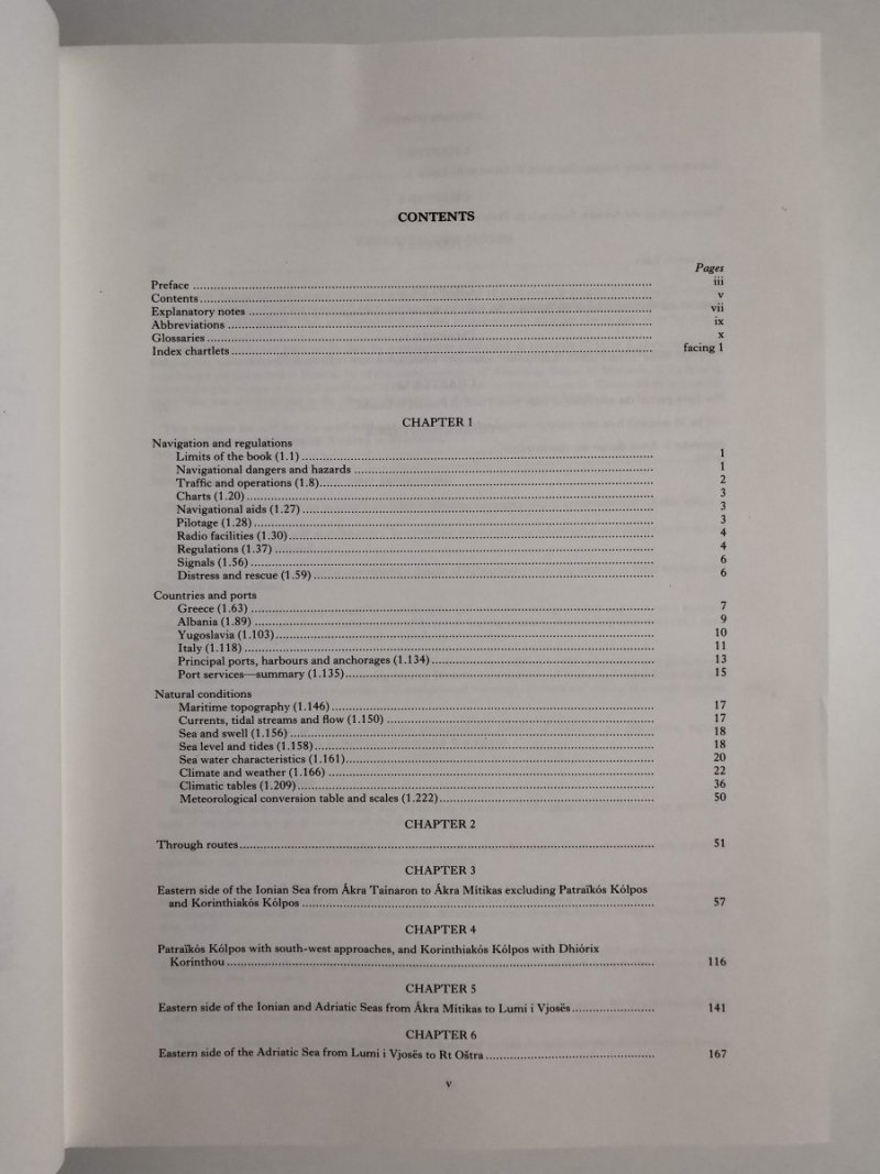 MEDITERRANEAN PILOT VOLUME III  1988