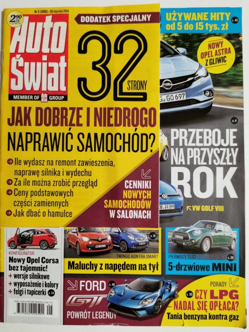 AUTO ŚWIAT NR 5 (1006) Z DODATKIEM SPECJALNYM