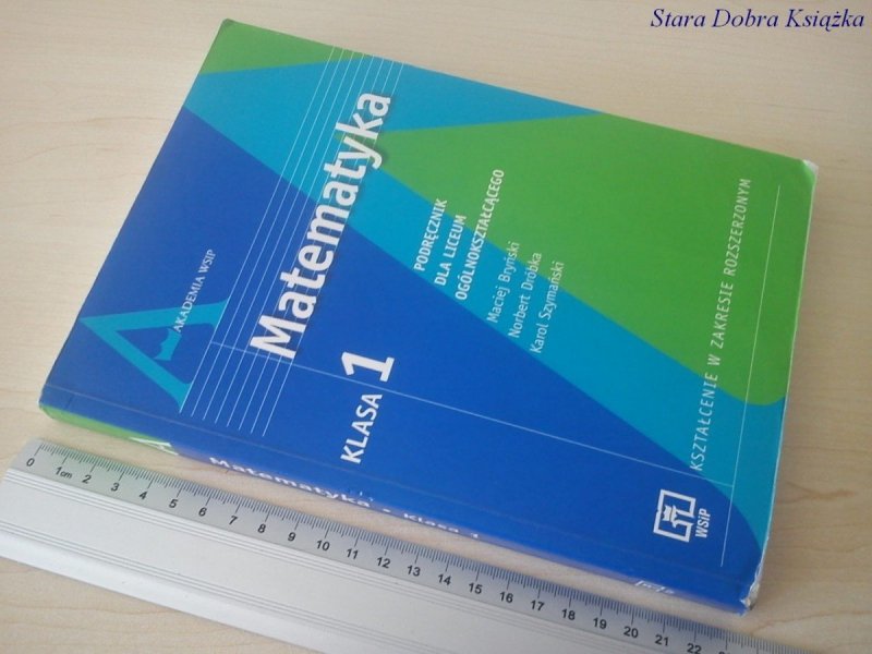 MATEMATYKA KLASA 1 ZAKRES ROZSZERZONY