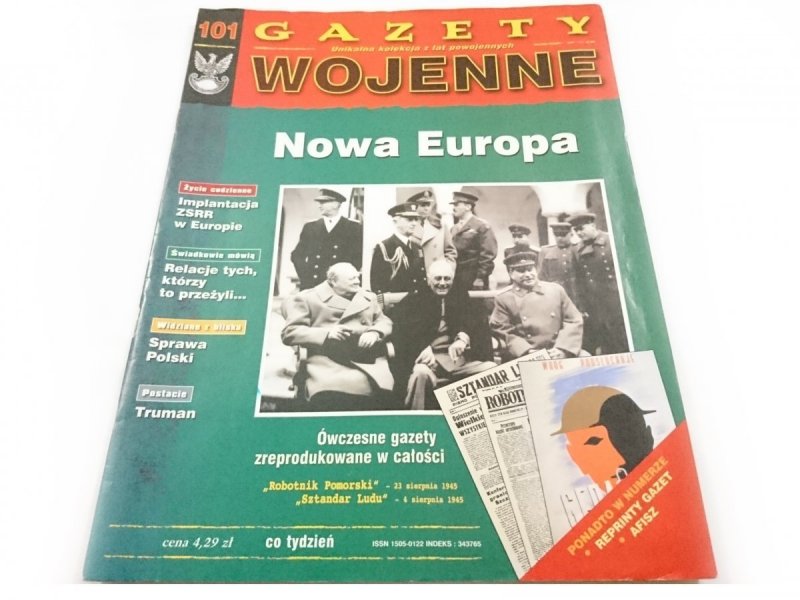 GAZETY WOJENNE NR 101 NOWA EUROPA