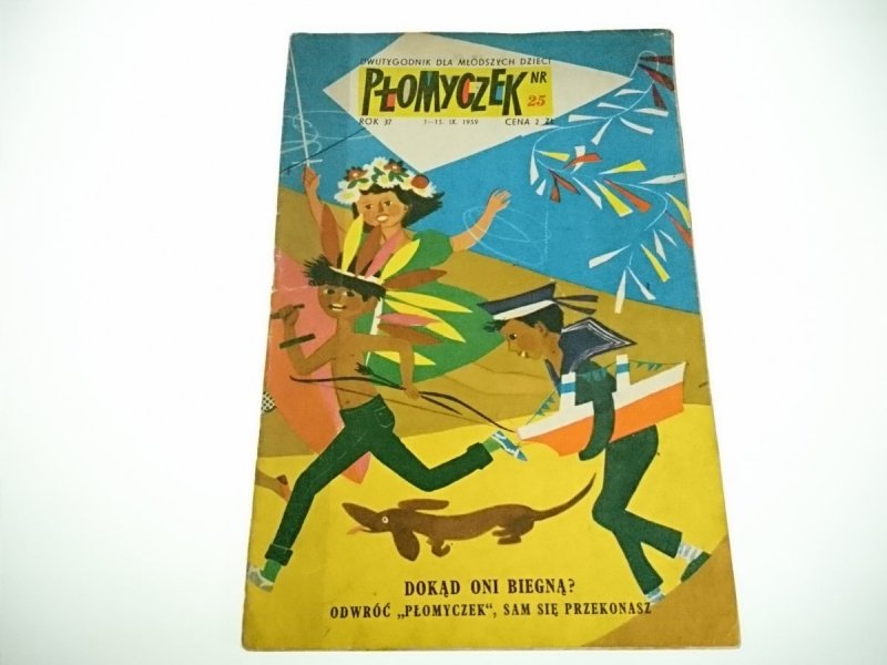 PŁOMYCZEK NR 25 ROK 37 1-15. IX. 1959