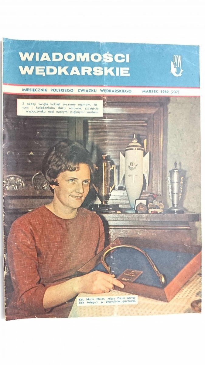 WIADOMOŚCI WĘDKARSKIE MARZEC 1969 (237)