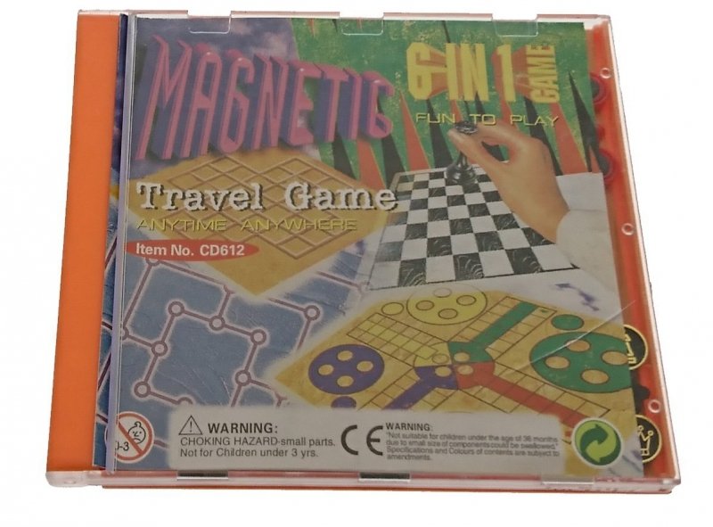 MAGNETIC. TRAVEL GAME 6 IN 1 GAME. WARCABY ITP