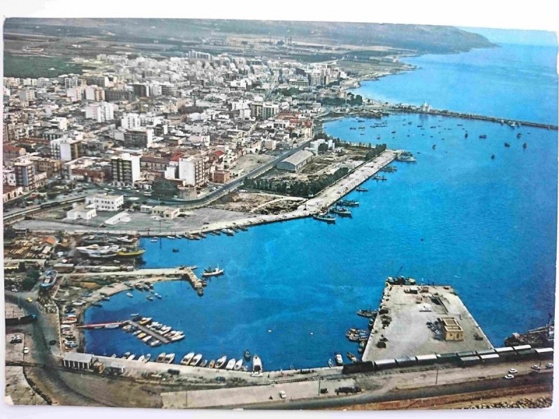 MANFREDONIA. VEDUTA AERENA. IL PORTO