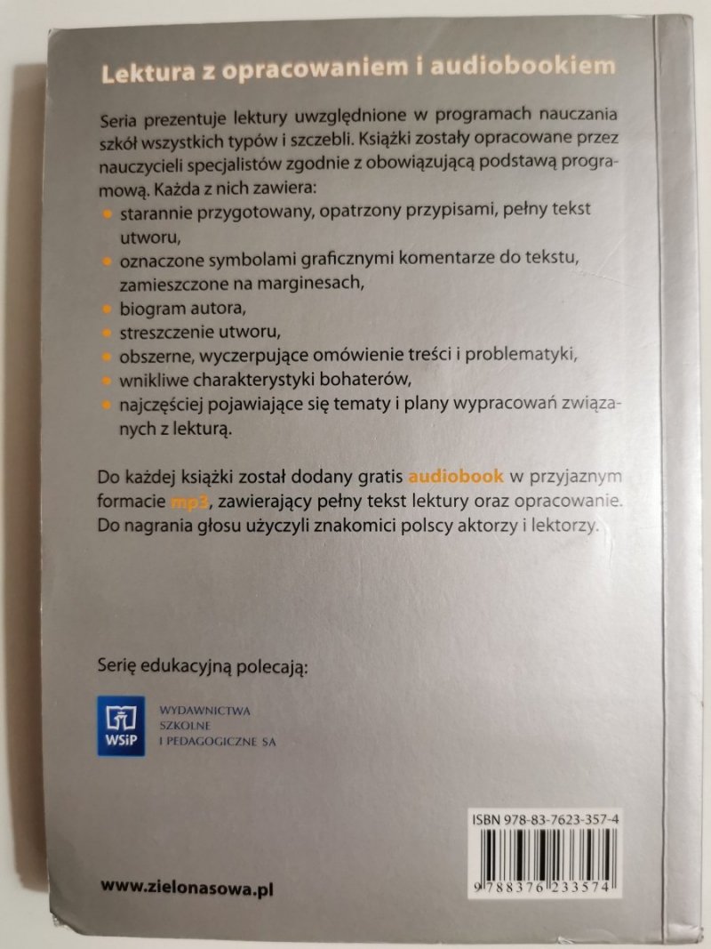 W PUSTYNI I W PUSZCZY – SIENKIEWICZ. LEKTURA Z OPRACOWANIEM I AUDIOBOOKIEM 2009