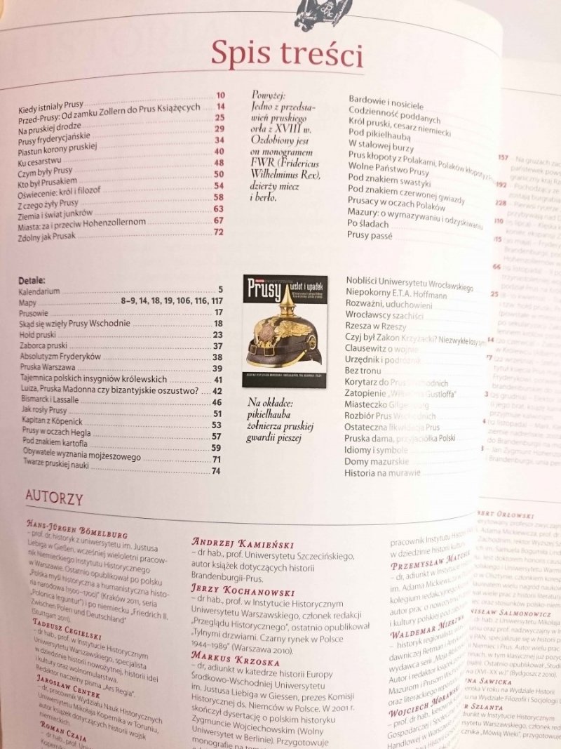 POLITYKA WS 2/2012 POMOCNIK HISTORYCZNY. PRUSY WZLOT I UPADEK