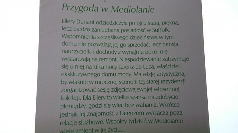 PRZYGODA W MEDIOLANIE - Kate Hewitt 2012