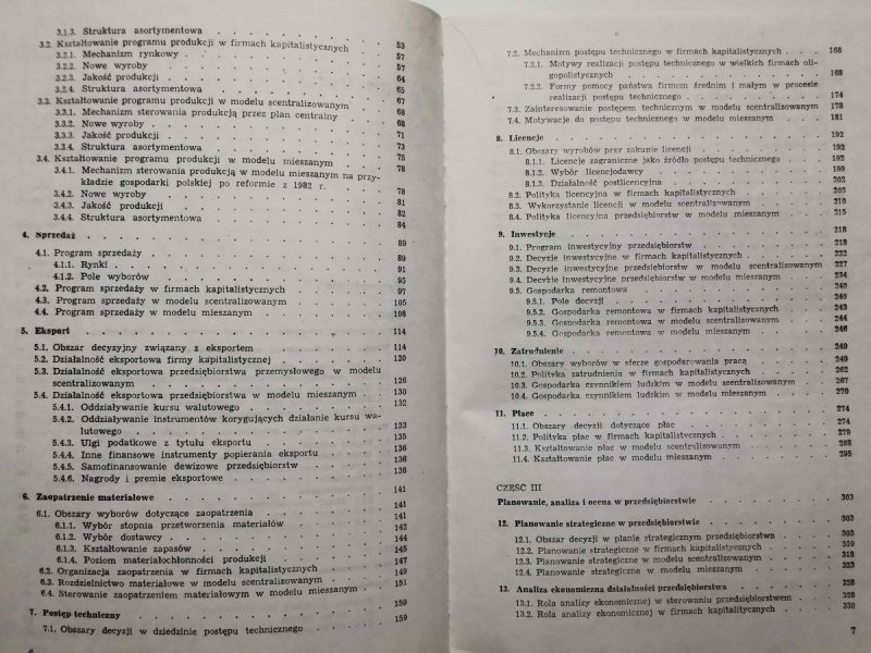 EKONOMIKA PRZEDSIĘBIORSTWA PRZEMYSŁOWEGO 1988