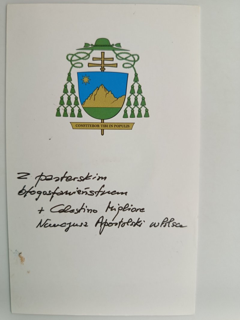 Z PASTERSKIM BŁOGOSŁAWIEŃSTWEM