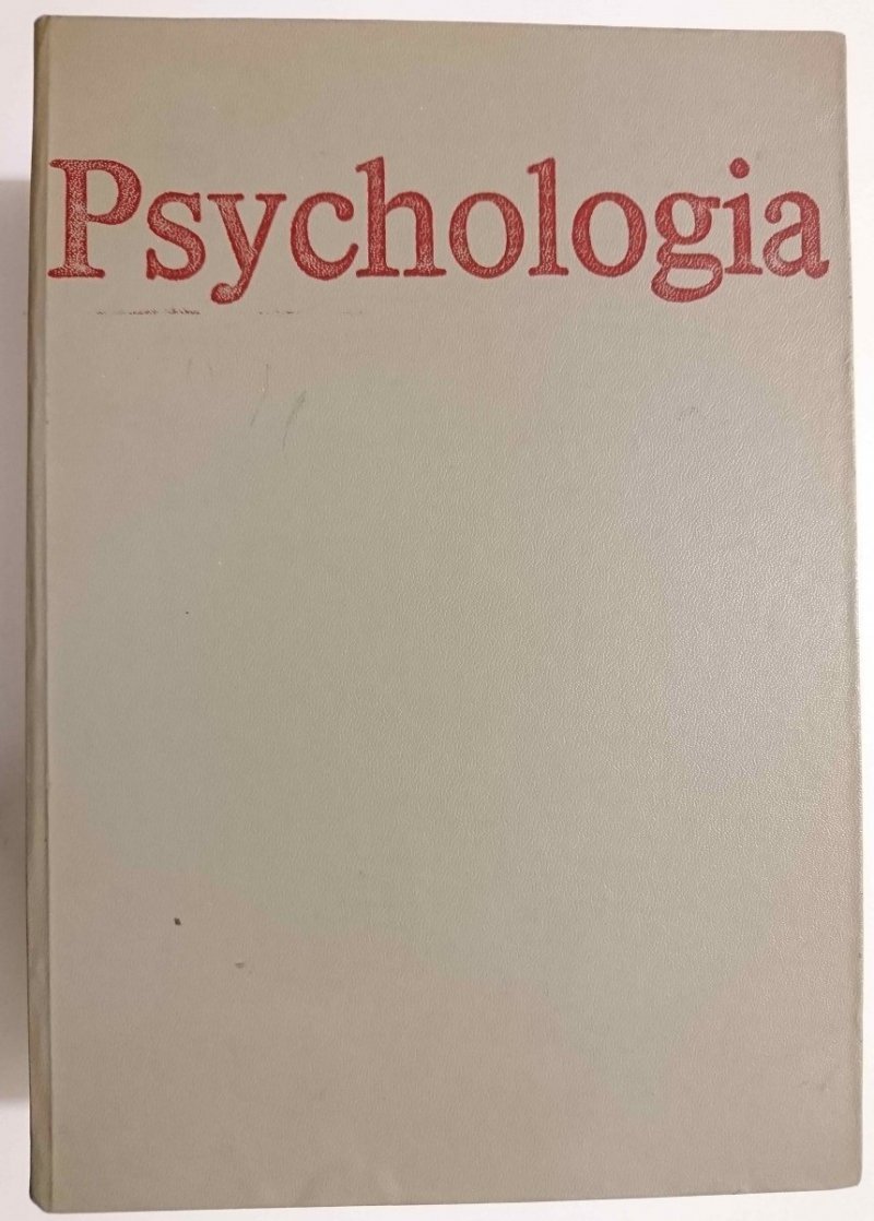 PSYCHOLOGIA - red. Tadeusz Tomaszewski 1982