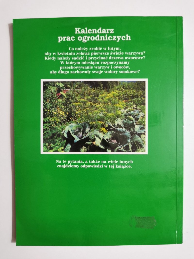 KALENDARZ PRAC OGRODNICZYCH - Jurgen Wolff 1994
