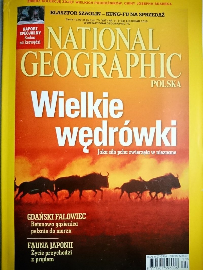 NATIONAL GEOGRAPHIC POLSKA 11-2010 + MAPA