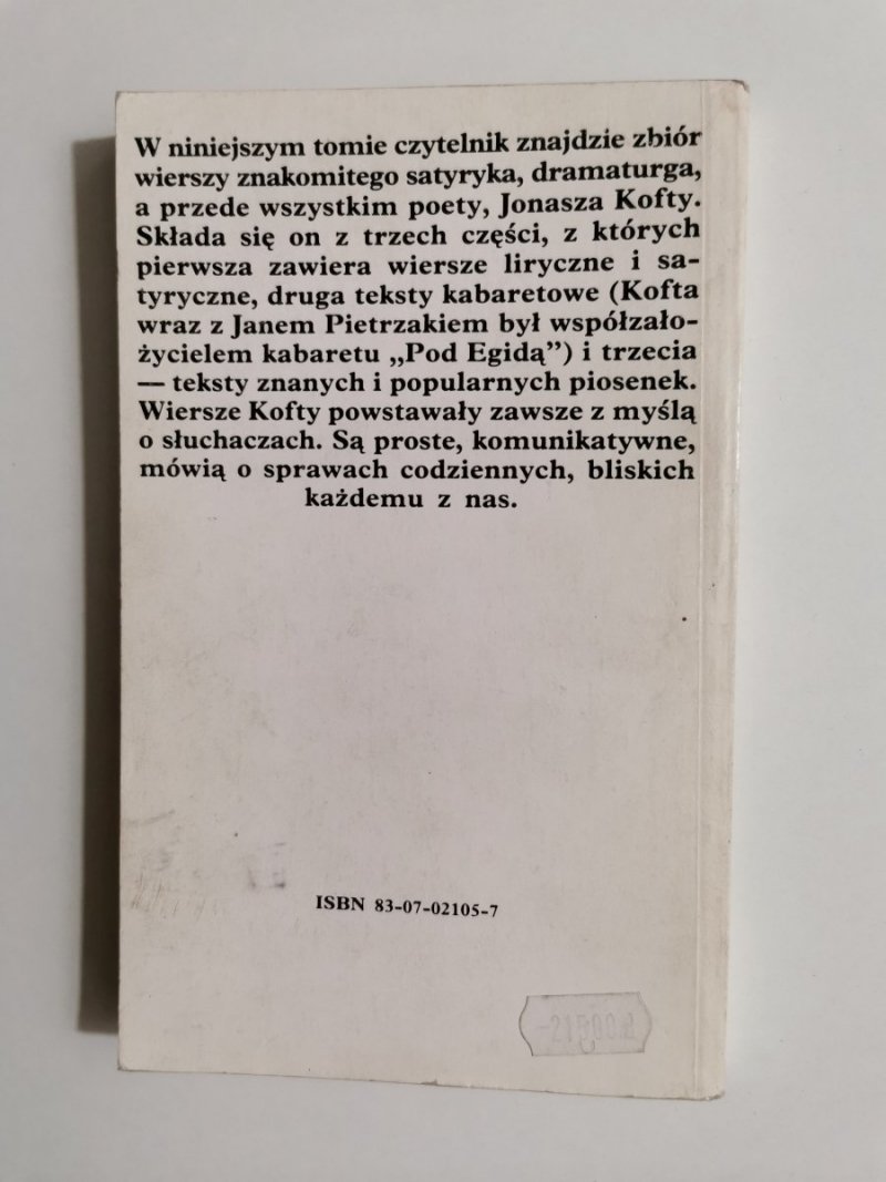PAMIĘTAJCIE O OGRODACH - Jonasz Kofta 1991