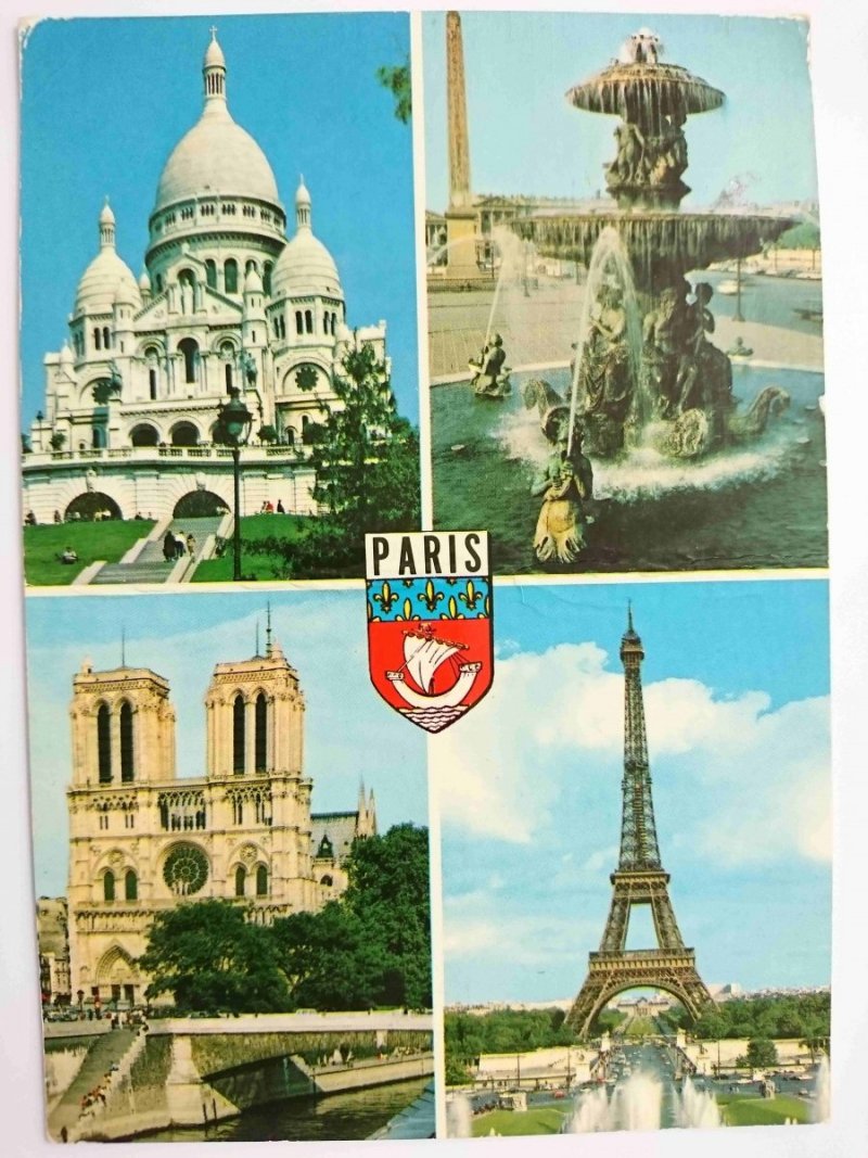 SOUVENIR DE PARIS. LE SACRE-COEUR ET SES JARDINS