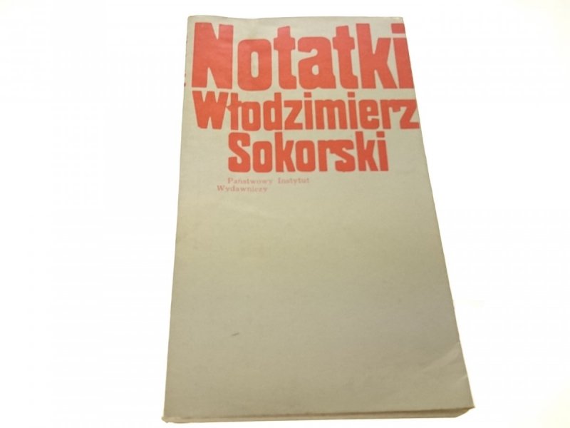 NOTATKI - Włodzimierz Sokorski (1976)