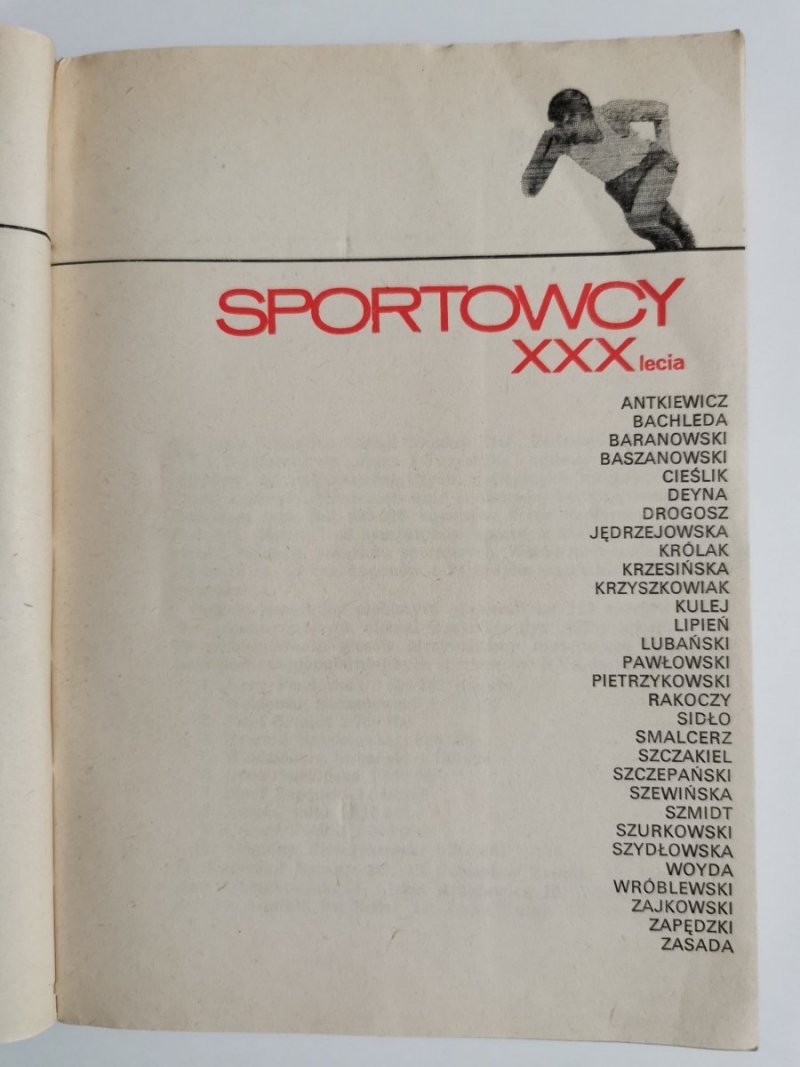 SPORTOWCY XXX-LECIA 1974