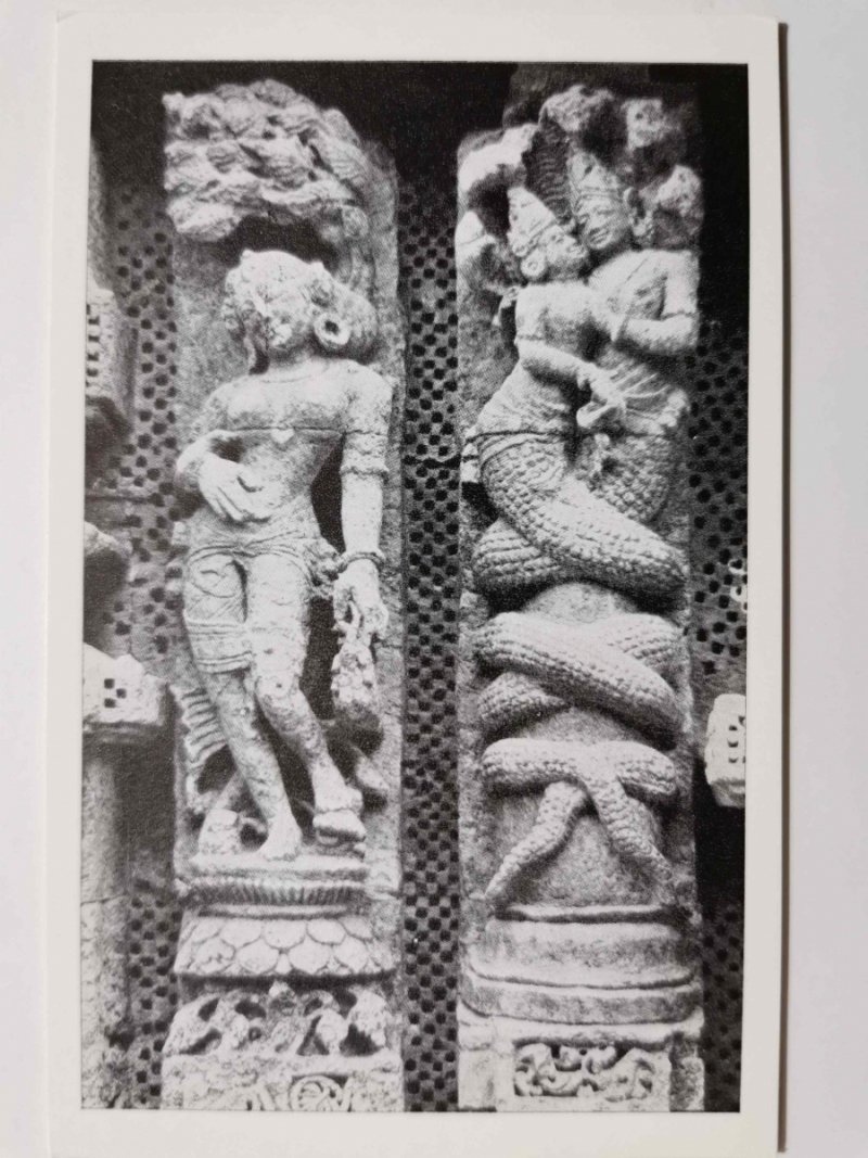 KONARAK MAIN TEMPLE A NAYIKA AND NAGA COUPLE