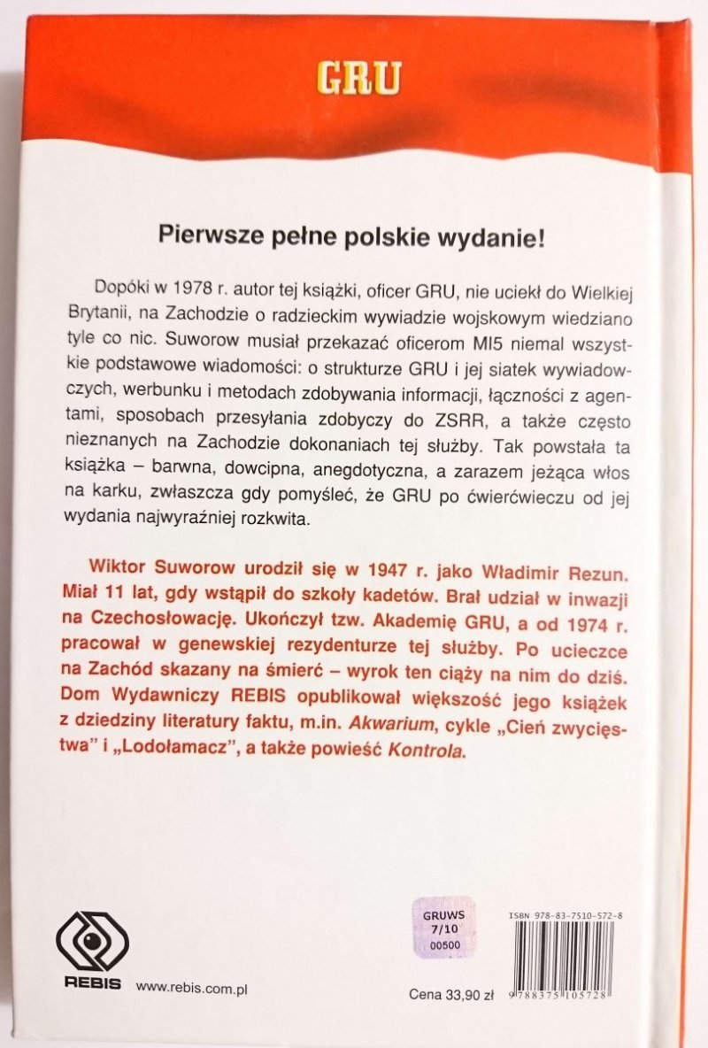 GRU RADZIECKI WYWIAD WOJSKOWY - Wiktor Suworow 2010